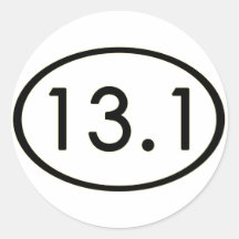 13.1 Miles Sticker