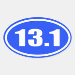 13.1 Sticker White Text on Blue Background
