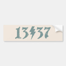 13/37 BUMPER STICKERS