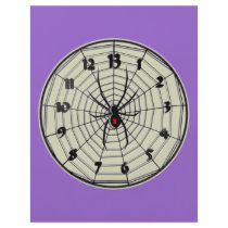 13 Hour Black Widow Clock in Frame flyers by HalloweenSpirit 13 Hour Black Widow Clock in Frame flyers