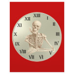 13 Hour Skeleton Clock Letterhead Design