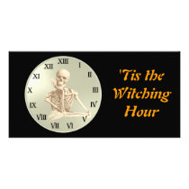 13 Hour Skeleton Clock photo cards