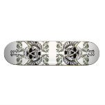 13 Hour Skull Clock Pattern Skate Board Deck