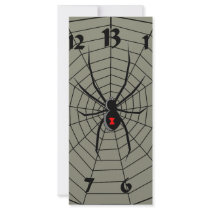13 Hour Spiderweb Clock rack cards by HalloweenSpirit 13 Hour Spiderweb Clock rack cards