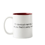 13 Identical Marbles Mugs