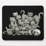 13 Lucky Black Cats Mousepad