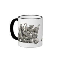13 Lucky Black Cats Mug