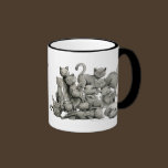 13 Lucky Black Cats Mug mugs