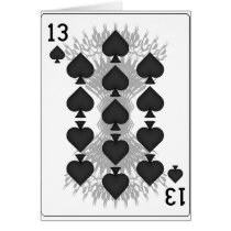 13 of Spades: Playing Card: by spiritswitchboard 13 of Spades: Playing Card: