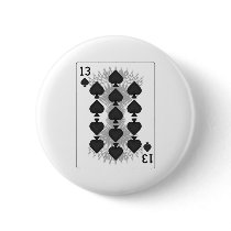 13 of Spades: Playing Card: buttons by spiritswitchboard 13 of Spades: Playing Card: buttons