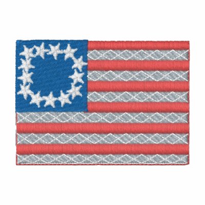 13 Star 1777 Flag Embroidered Shirt
