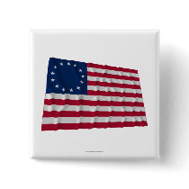 13-star flag, Betsy Ross pattern Pin