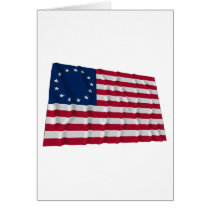 13-star flag, Betsy Ross pattern Card