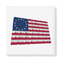 13-star flag, Betsy Ross pattern Fridge Magnets