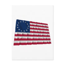 13-star flag, Betsy Ross pattern Postcard
