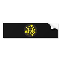 13-Thirteen Bumper Sticker