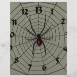 13 Thirteen Hour Spider Clock Personalized Flyer