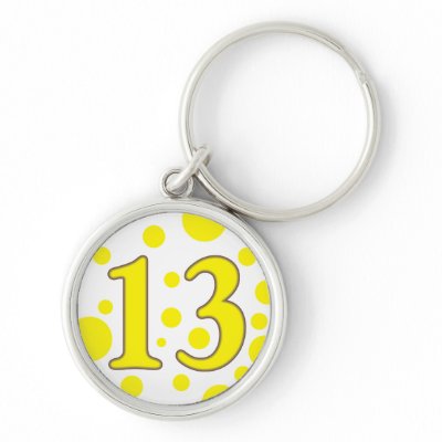 13-Thirteen Key Chain by naranjay