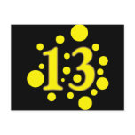 13-Thirteen Postcard