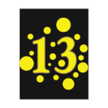 13-Thirteen Post Card