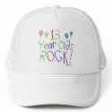 13 Year Olds Rock ! hats