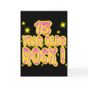 13 Year Olds Rock! (Pink) Greeting Card by TShirtDotCom 13 Year Olds Rock! (Pink) Greeting Card