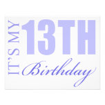 13th Birthday Gift Idea Custom Invitation
