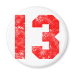 13th Birthday Gifts Fridge Magnet