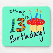 13th Birthday Mousepad
