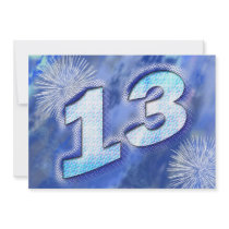 13th birthday party invite