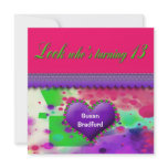 13th Birthday Party Invitation - Girl