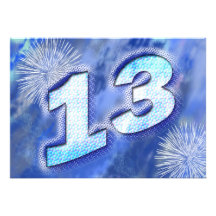 13th birthday party invite