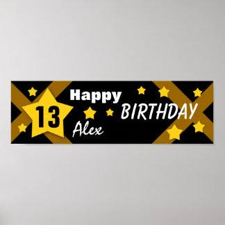 13th Birthday Posters | Zazzle