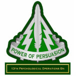 13th Psychological Operations Battalion DUI Photo Sculptures