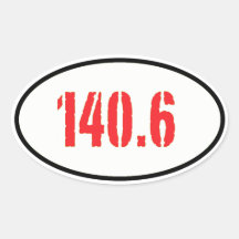 140.6 OVAL STICKER