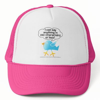 140 CHARACTERS Hat - Cap by TweetleBirdie