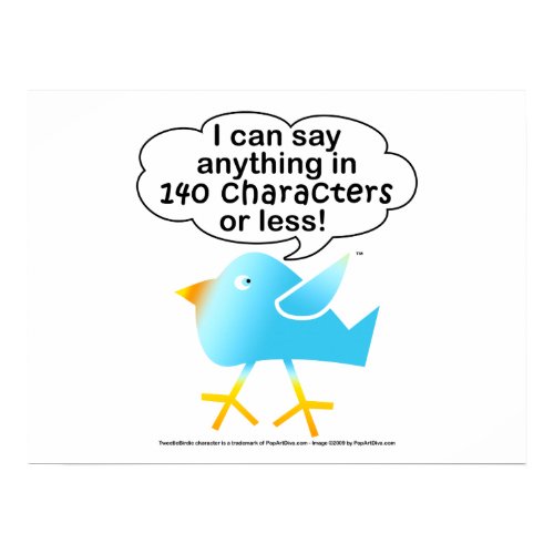 140 Characters Posters & Wall Art print