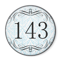 143 Area Code Refrigerator Magnets
