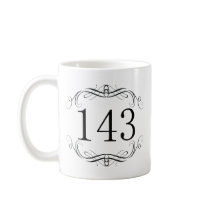 143 Area Code Mug