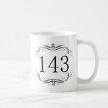 143 Area Code Mug