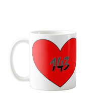 143 Heart I Love You mugs by SternFanMan 143 Heart I Love You mugs