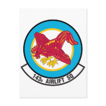 143rd Airlift Squadron Postcard