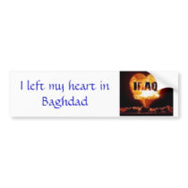 1457095255_l, I left my heart in Baghdad bumper stickers by Rafrafme 1457095255_l, I left my heart in Baghdad bumper stickers