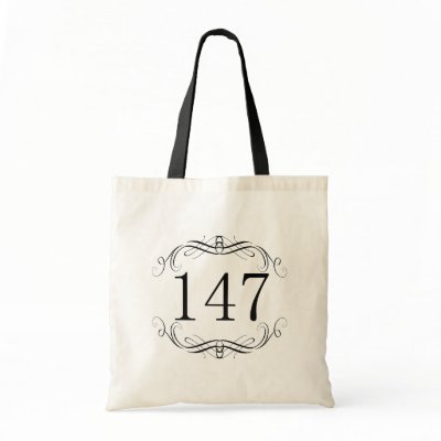 147 Area Code Tote Bag by AreaCodes