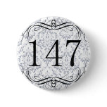 147 Area Code Pinback Button