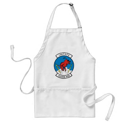 148th Fighter Squadron Kicking Ass Apron by peter_pan03