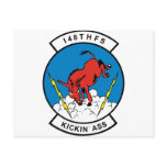 148th Fighter Squadron Kicking Ass Post Card