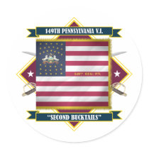 149th Pennsylvania V.I. Round Stickers