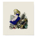 $14.95 Curious Alice ~ Print Poster Wonderland print