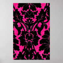 $14.95 Pink Damask Print